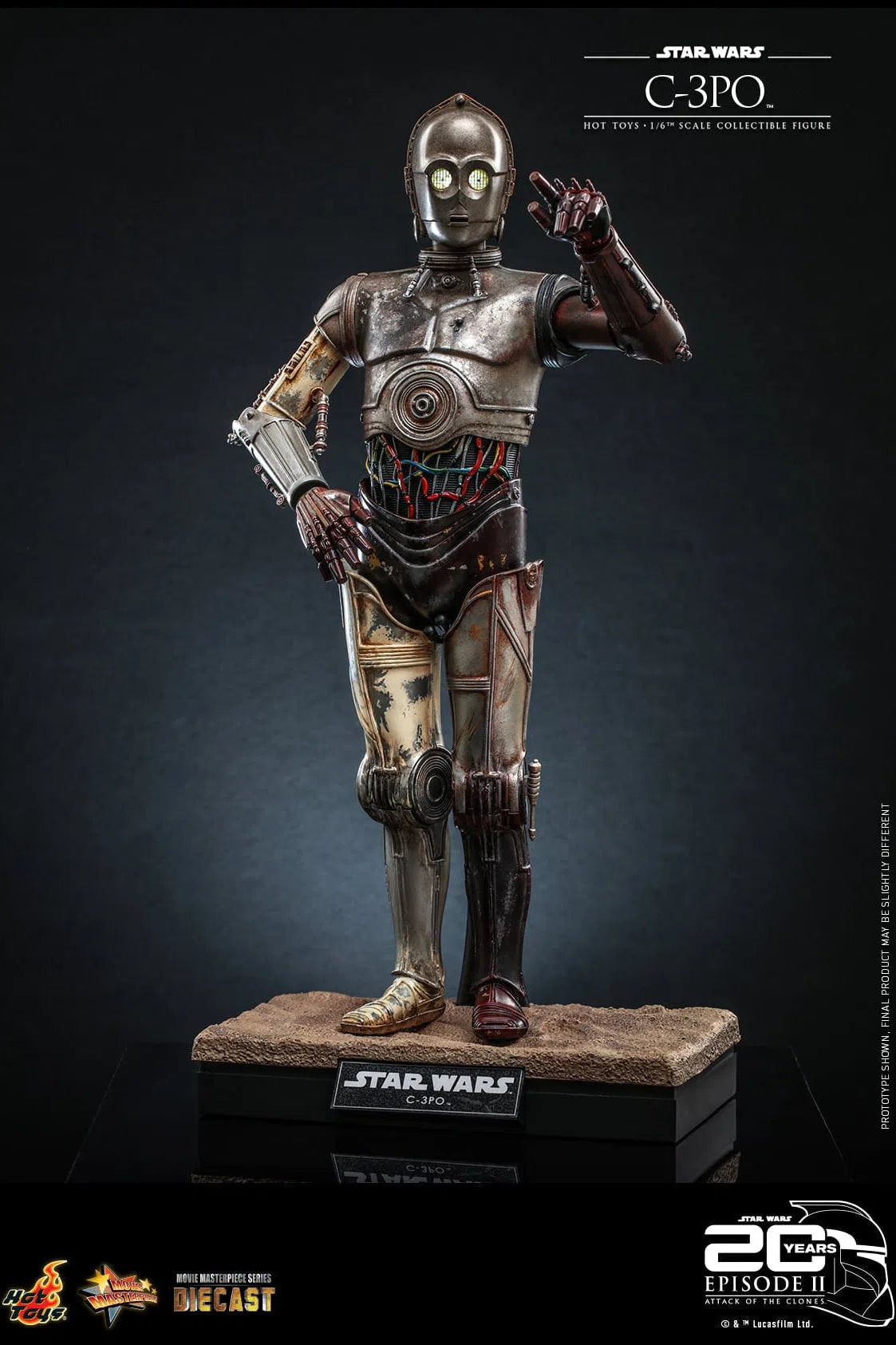 C-3PO: Star Wars: Attack Of The Clones: MMS650D46 Hot Toys