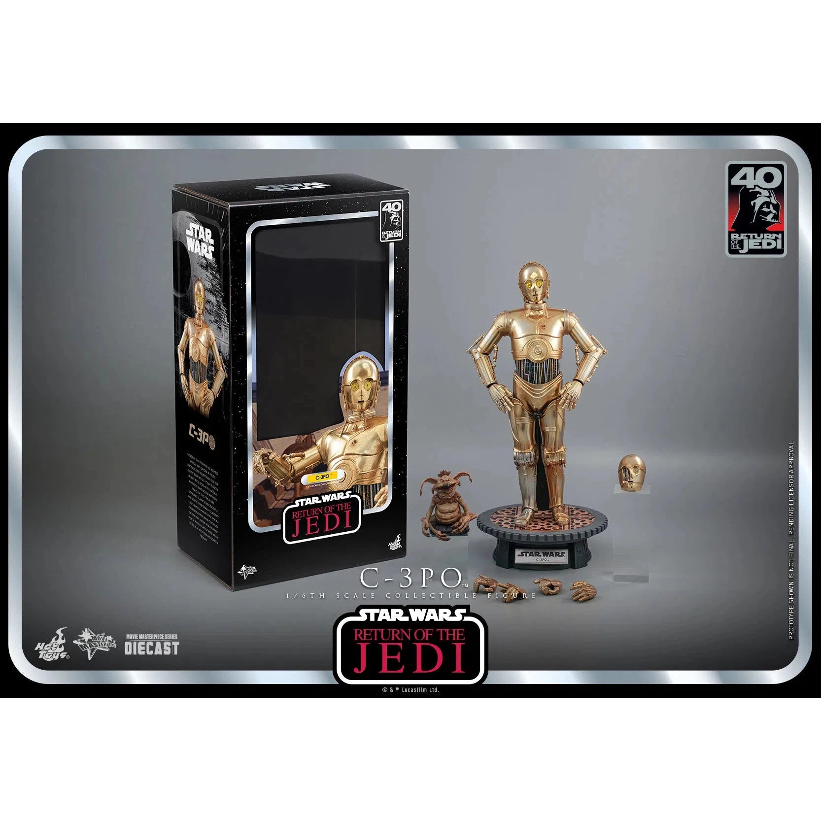 C-3PO: Star Wars: Return Of The Jedi: 40th Anniversary Hot Toys