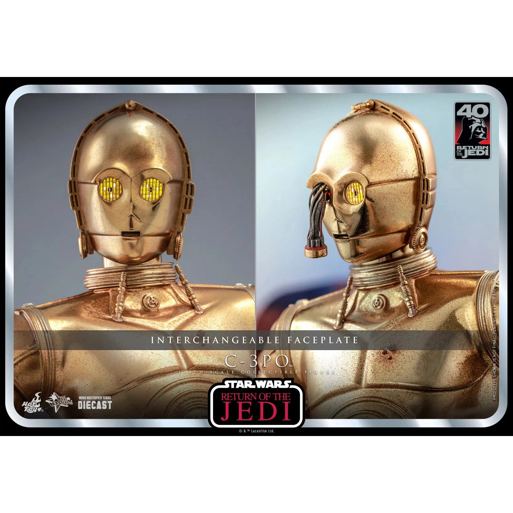 C-3PO: Star Wars: Return Of The Jedi: 40th Anniversary Hot Toys