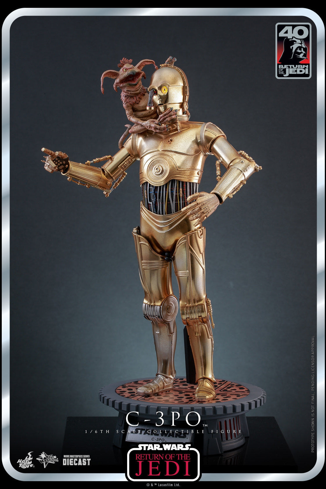 C-3PO: Star Wars: Return Of The Jedi: 40th Anniversary Hot Toys