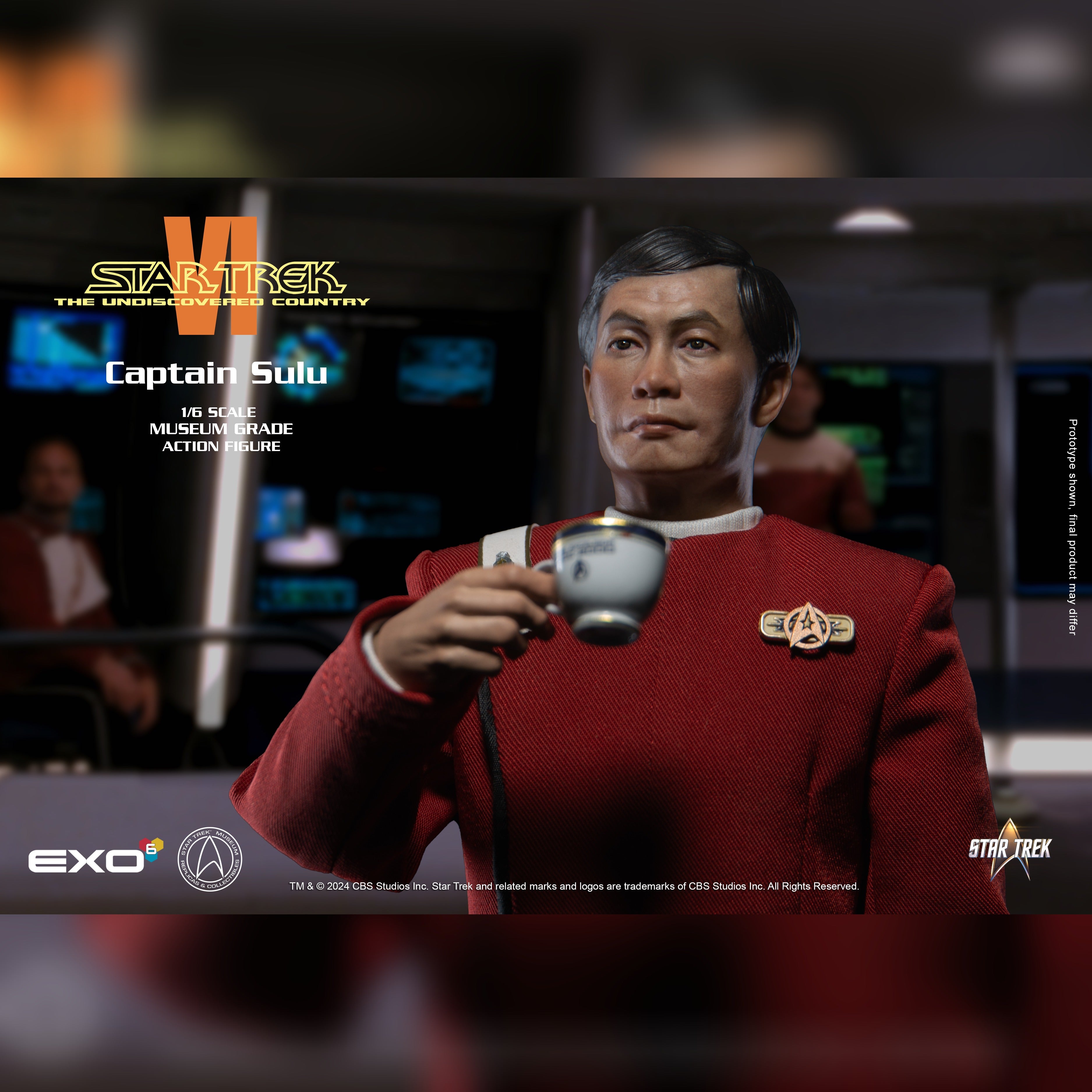 Captain Sulu: Star Trek: The Undiscovered Country: Sixth Scale