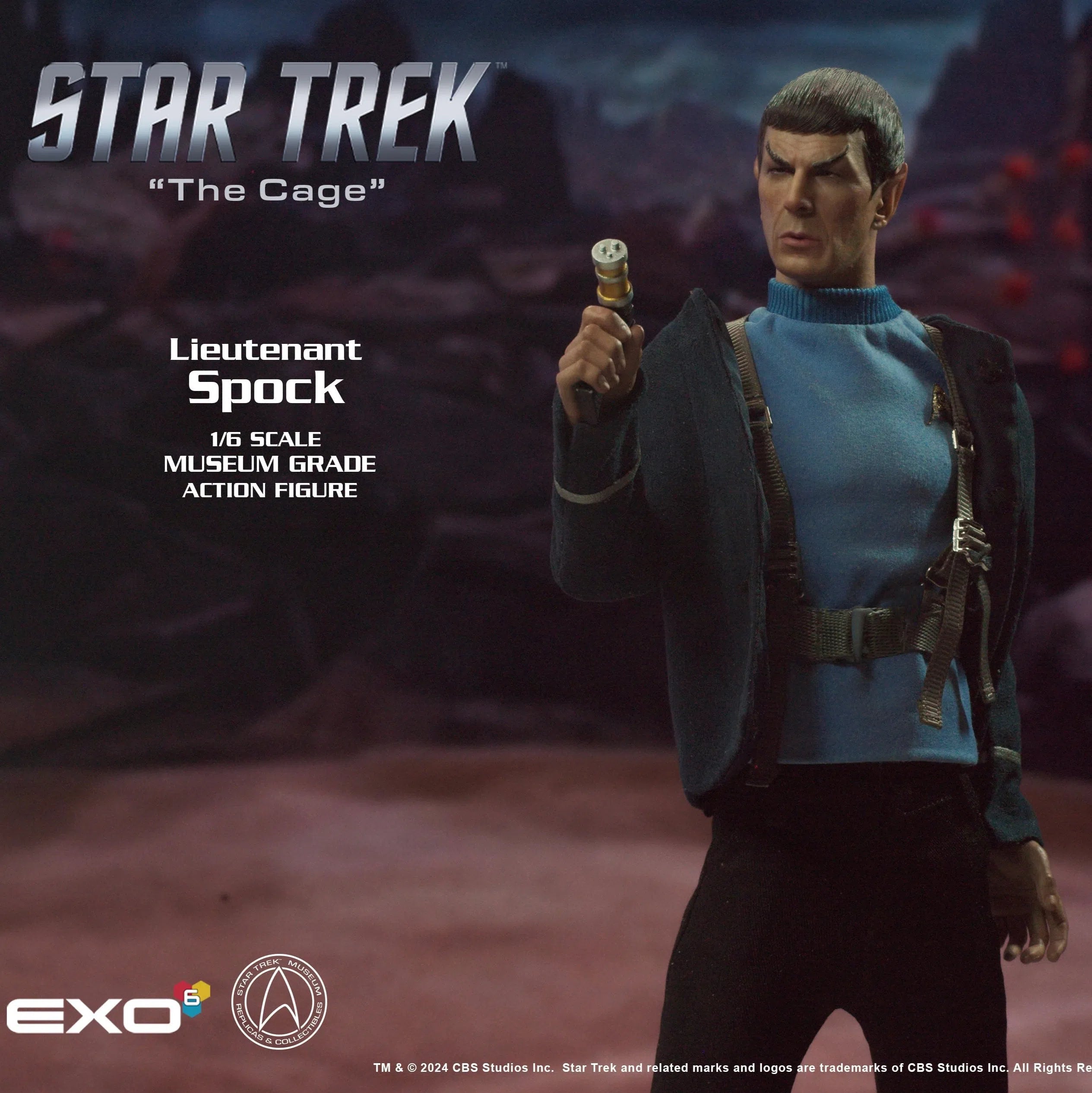 Cage Spock: Star Trek: The Original Series: Sixth Scale