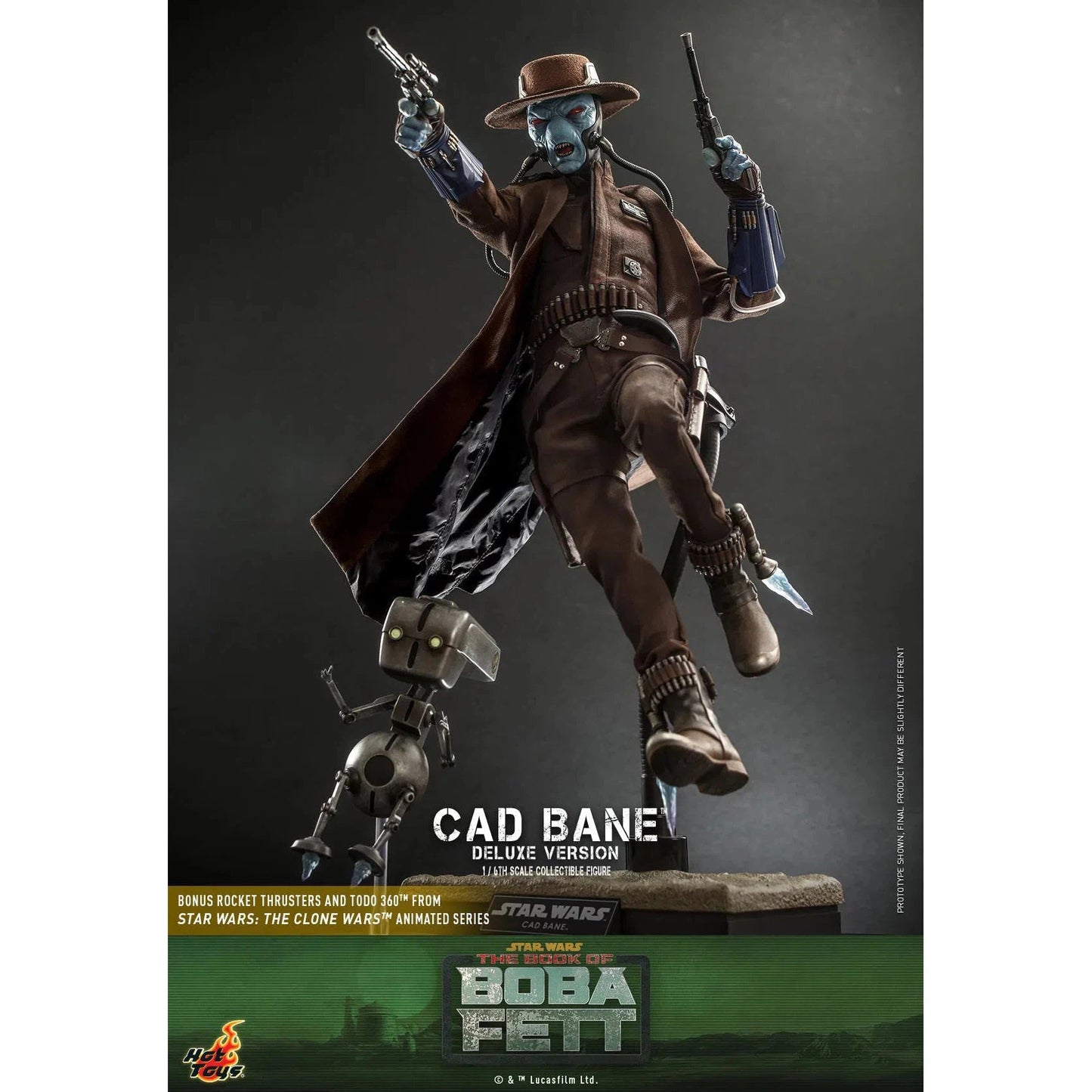 Cad Bane: Star Wars: The Book Of Boba Fett: Deluxe: TMS080 Hot Toys