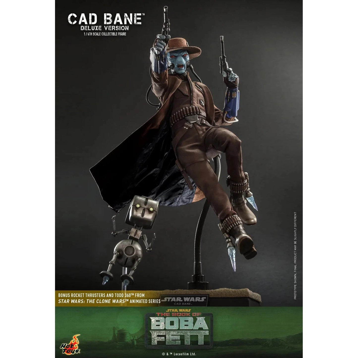 Cad Bane: Star Wars: The Book Of Boba Fett: Deluxe: TMS080 Hot Toys