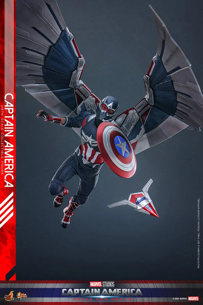 Captain America: Brave New World: Captain America: MMS779: 1/6th Scale Action Figure - Hot Toys Action Figure