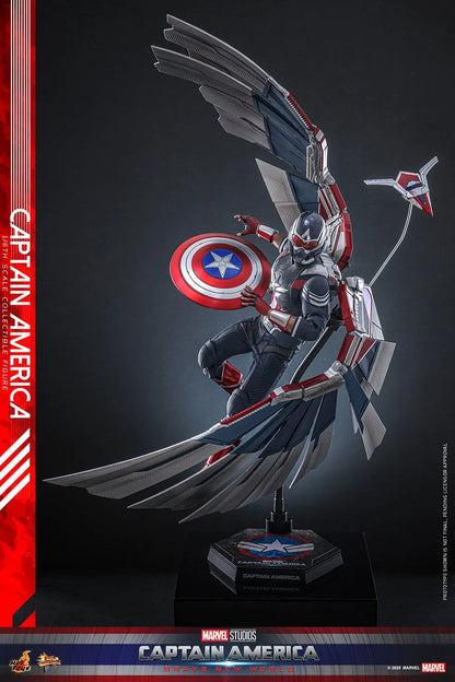 Captain America: Brave New World: Captain America: MMS779: 1/6th Scale Action Figure - Hot Toys Action Figure