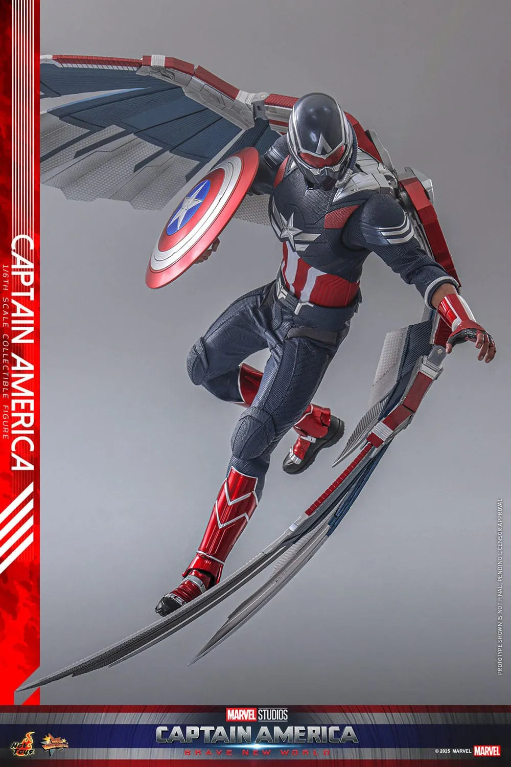 Captain America: Brave New World: Captain America: MMS779: 1/6th Scale Action Figure: Hot Toys by Hot Toys – Action Figure, [scale], UK stockist Planet Action Figures