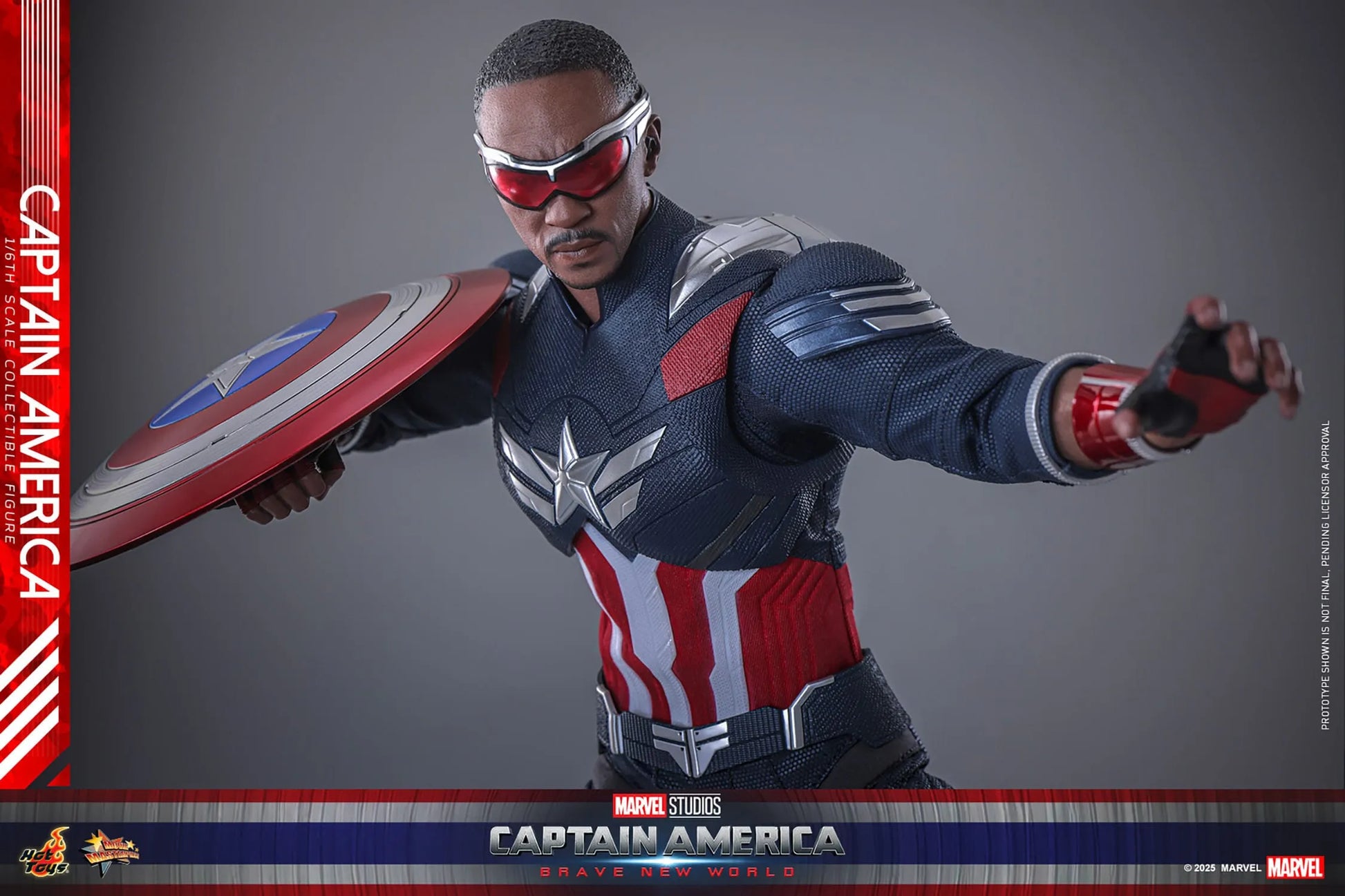 Captain America: Brave New World: Captain America: MMS779: 1/6th Scale Action Figure: Hot Toys by Hot Toys – Action Figure, [scale], UK stockist Planet Action Figures