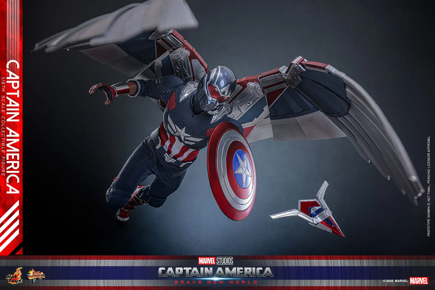 Captain America: Brave New World: Captain America: MMS779: 1/6th Scale Action Figure: Hot Toys by Hot Toys – Action Figure, [scale], UK stockist Planet Action Figures