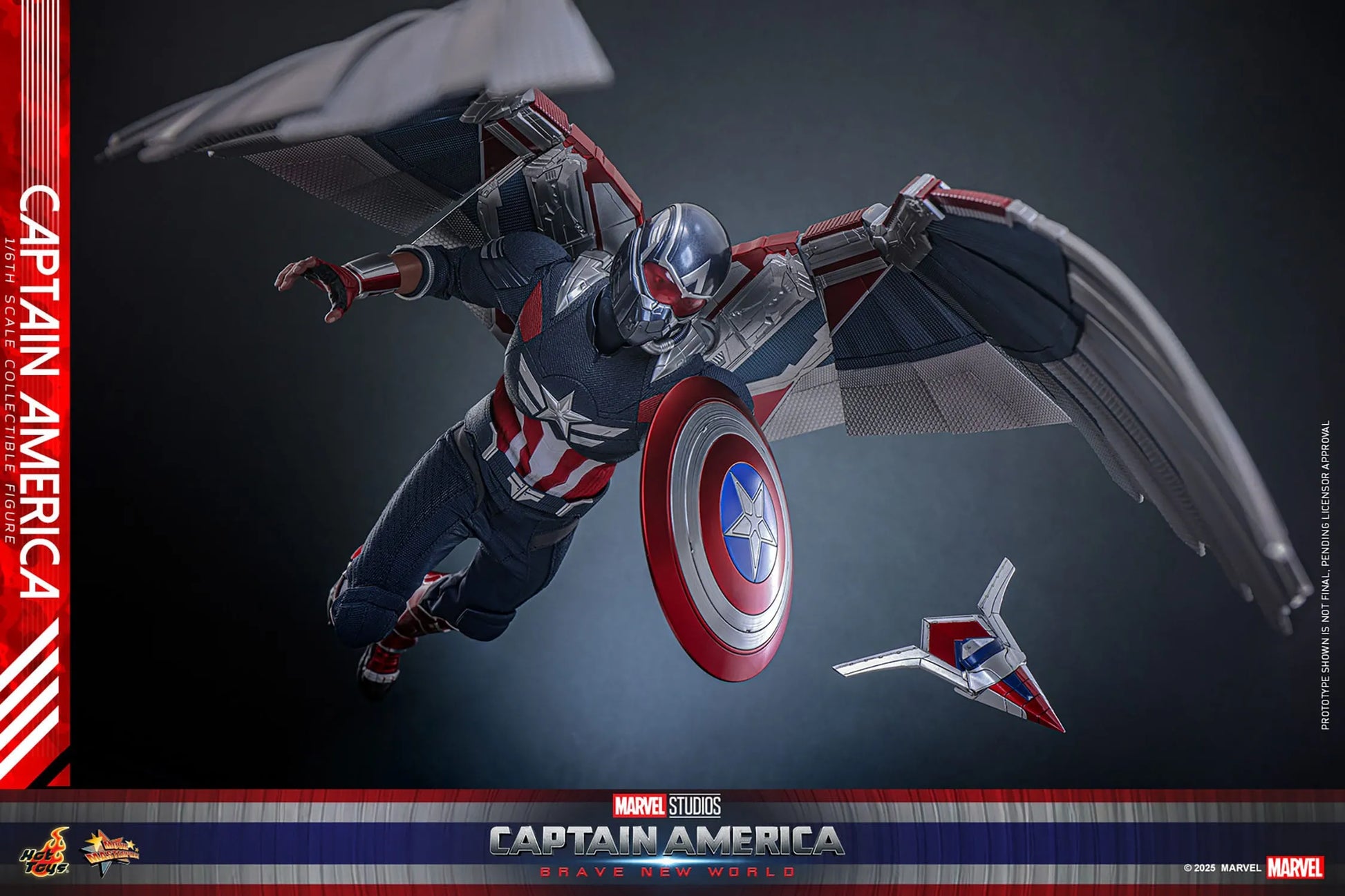 Captain America: Brave New World: Captain America: MMS779: 1/6th Scale Action Figure: Hot Toys by Hot Toys – Action Figure, [scale], UK stockist Planet Action Figures