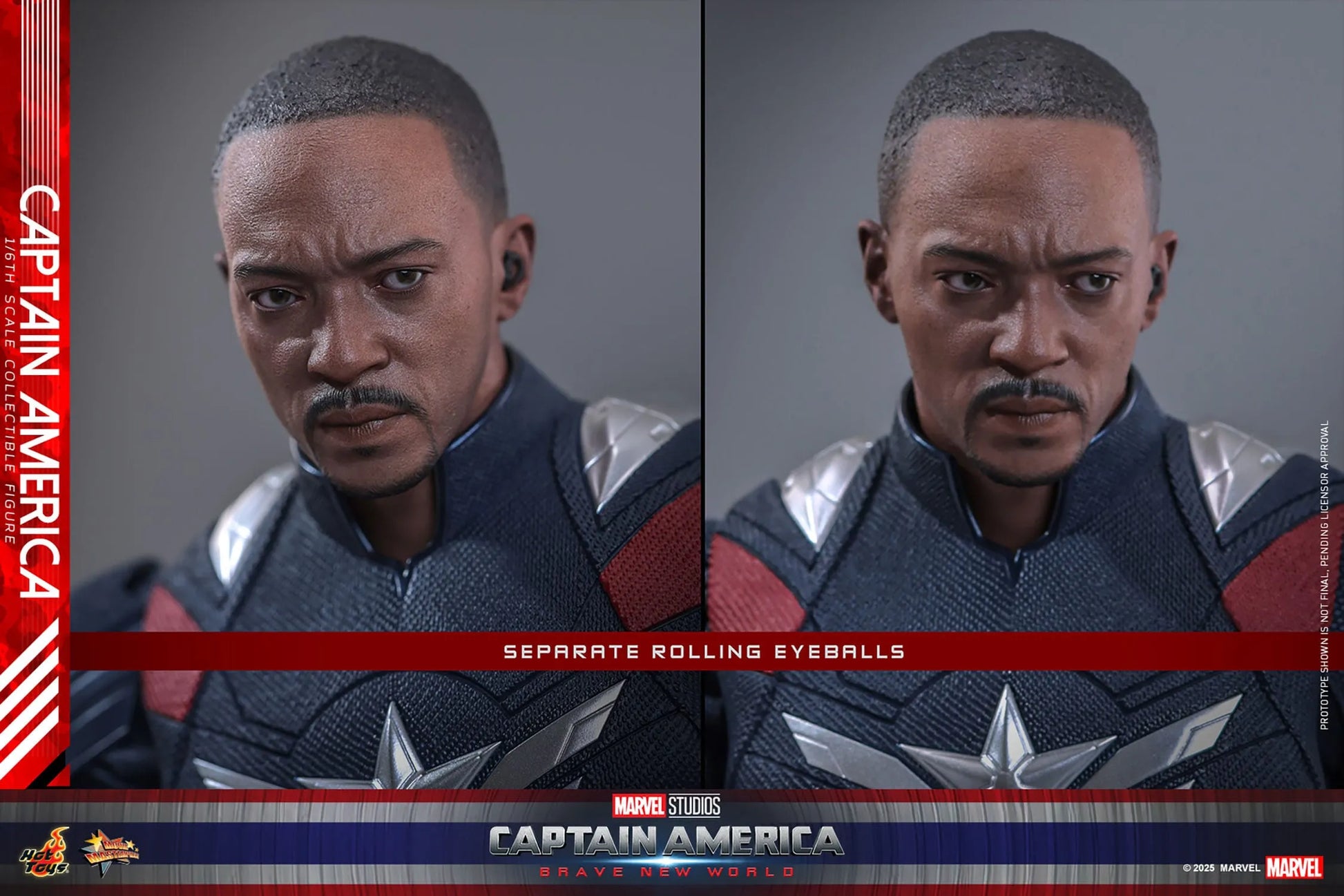 Captain America: Brave New World: Captain America: MMS779: 1/6th Scale Action Figure: Hot Toys by Hot Toys – Action Figure, [scale], UK stockist Planet Action Figures