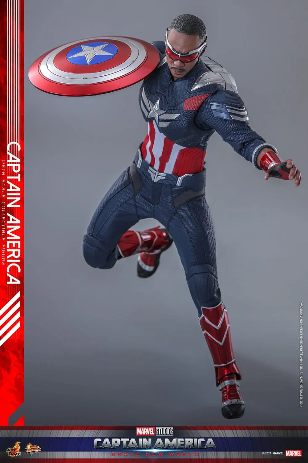 Captain America: Brave New World: Captain America: MMS779: 1/6th Scale Action Figure: Hot Toys by Hot Toys – Action Figure, [scale], UK stockist Planet Action Figures