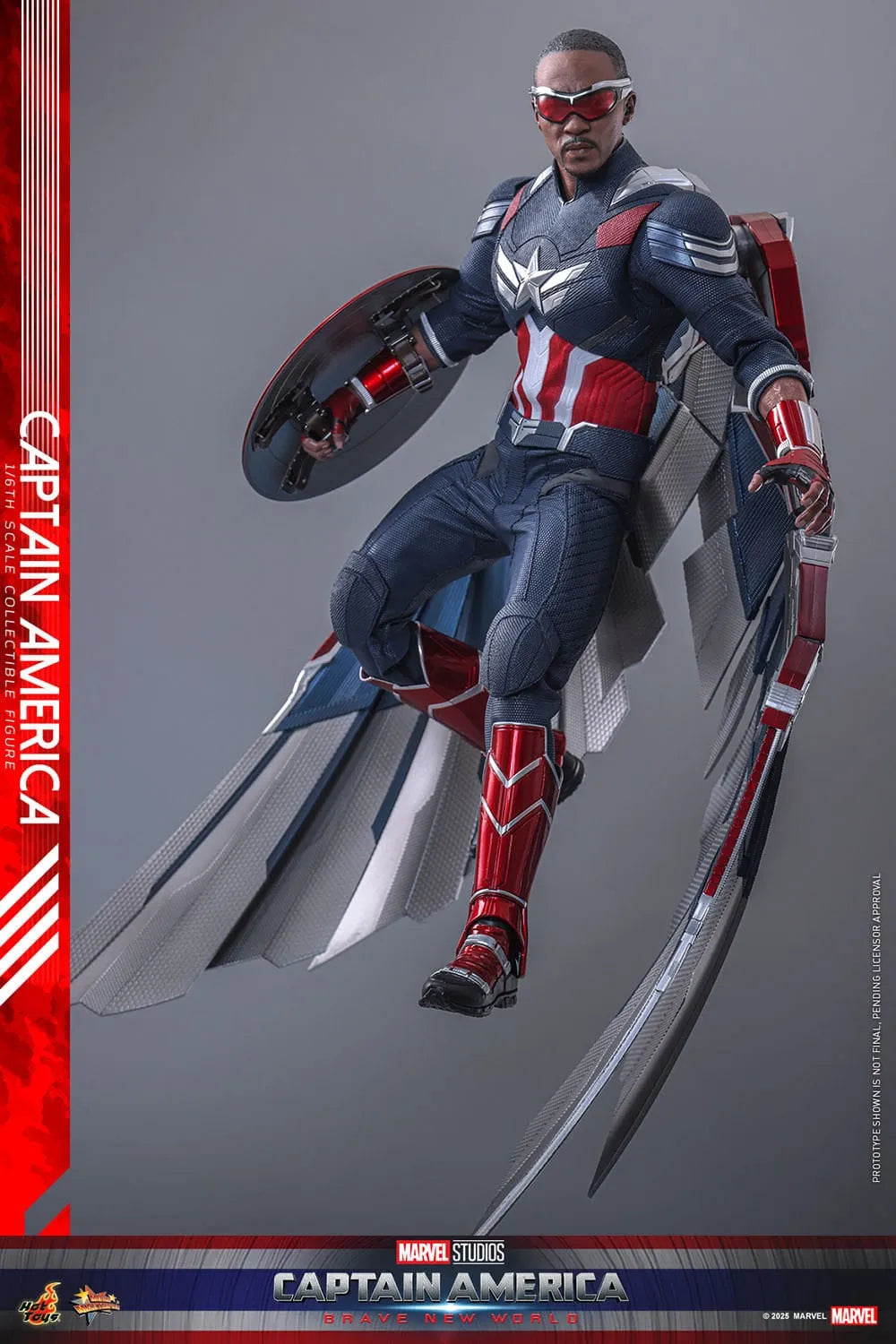 Captain America: Brave New World: Captain America: MMS779: 1/6th Scale Action Figure: Hot Toys by Hot Toys – Action Figure, [scale], UK stockist Planet Action Figures