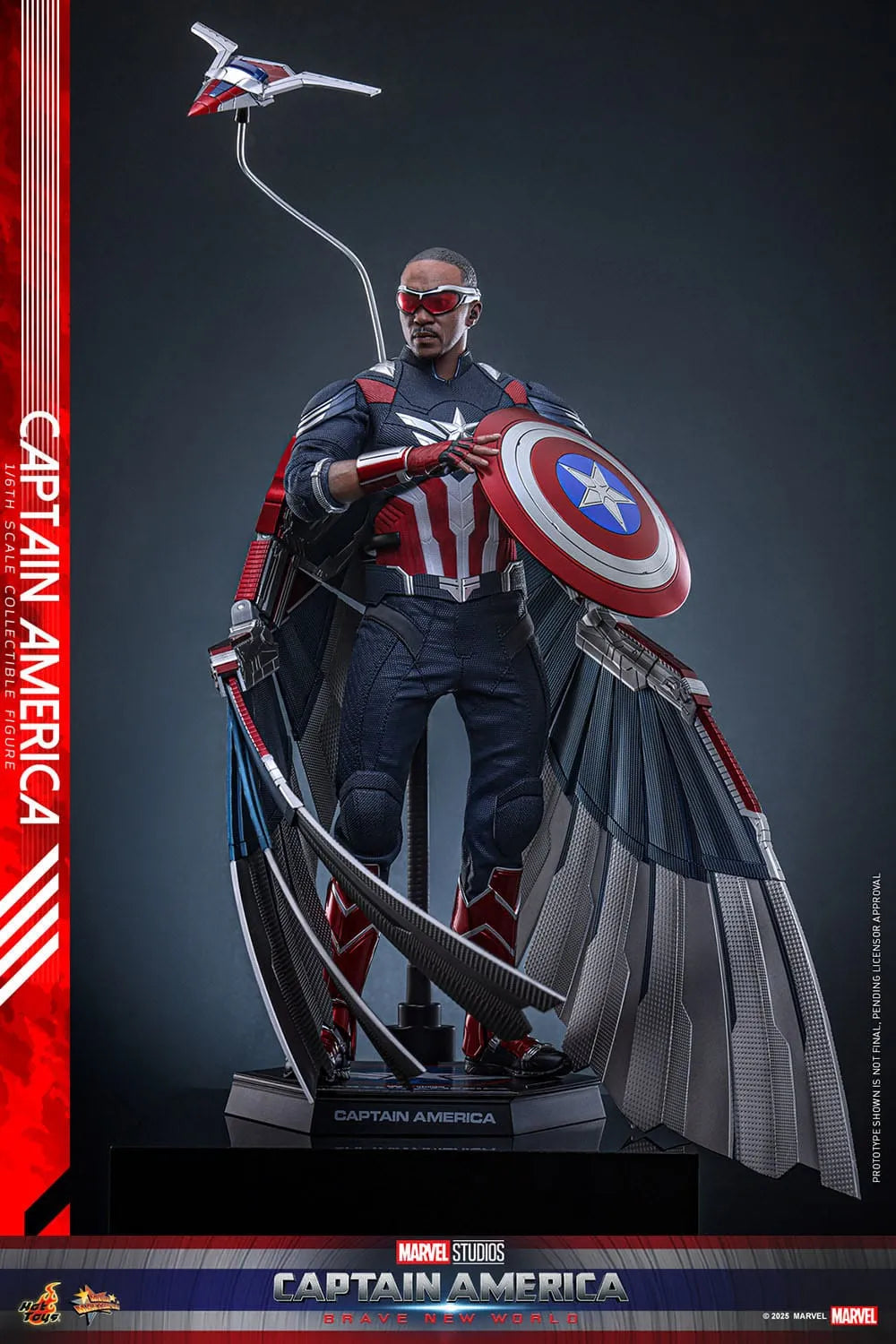 Captain America: Brave New World: Captain America: MMS779: 1/6th Scale Action Figure: Hot Toys by Hot Toys – Action Figure, [scale], UK stockist Planet Action Figures