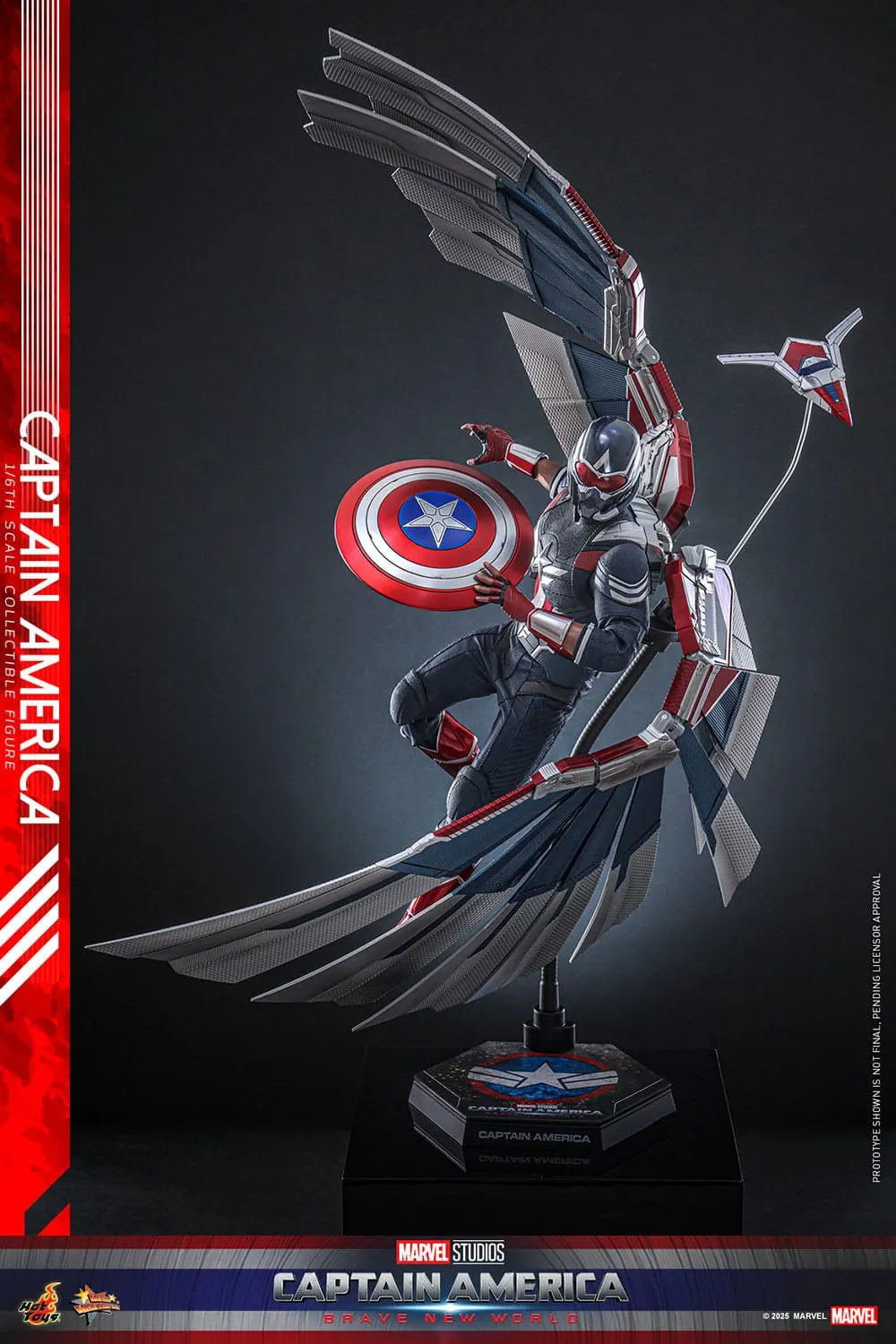 Captain America: Brave New World: Captain America: MMS779: 1/6th Scale Action Figure: Hot Toys by Hot Toys – Action Figure, [scale], UK stockist Planet Action Figures