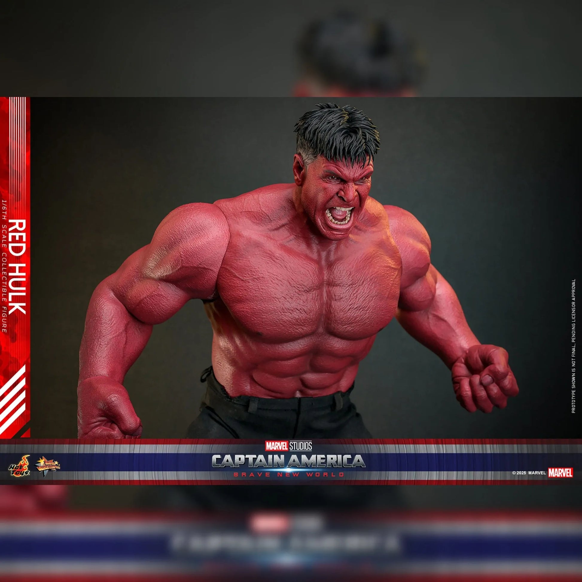 Captain America: Brave New World: Red Hulk: 1/6th - Hot Toys Action Figures