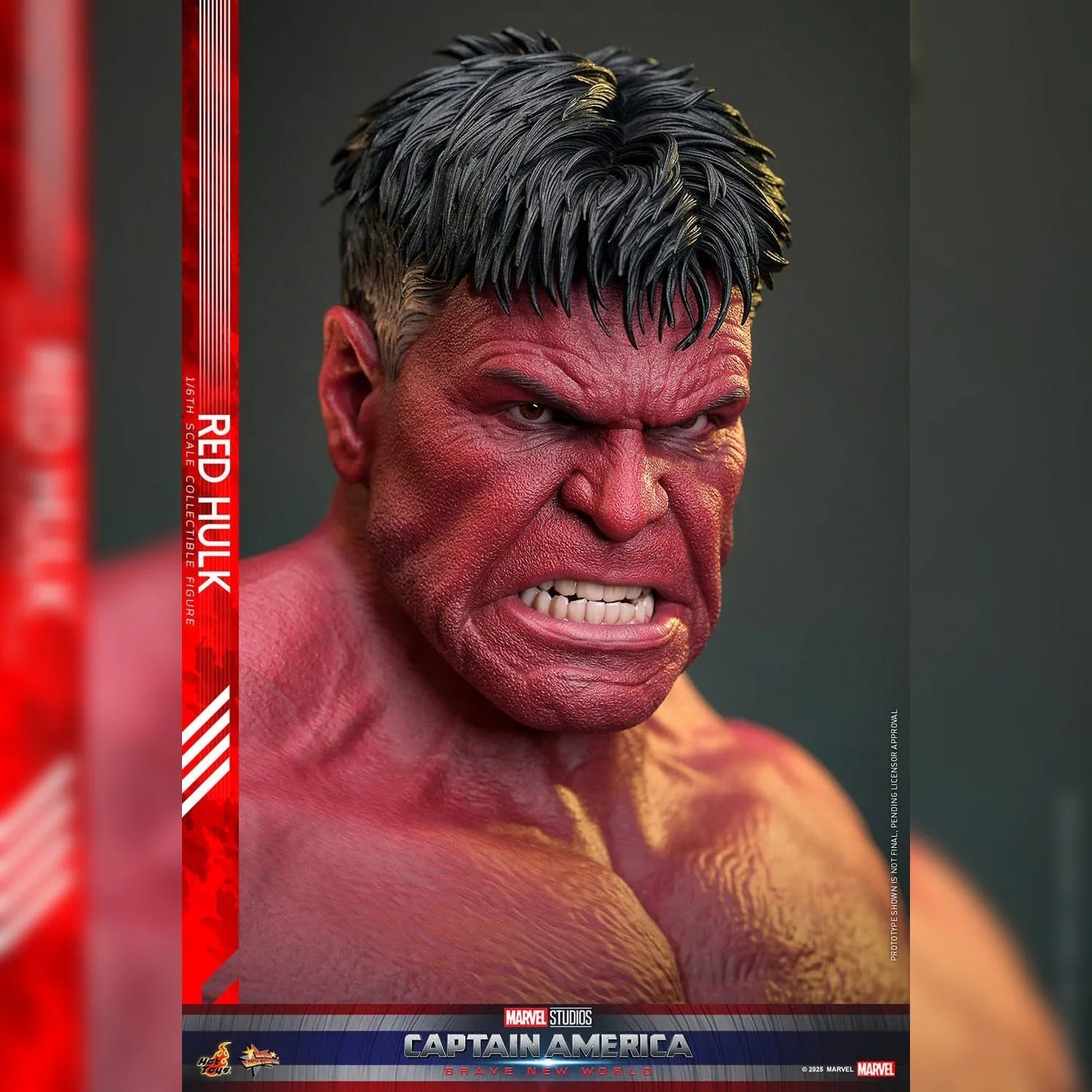 Captain America: Brave New World: Red Hulk: 1/6th - Hot Toys Action Figures