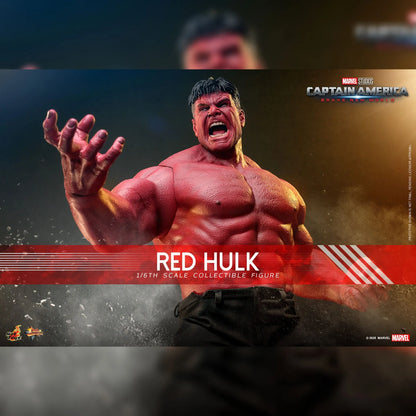 Captain America: Brave New World: Red Hulk: 1/6th Scale Action Figure - Hot Toys Action Figure