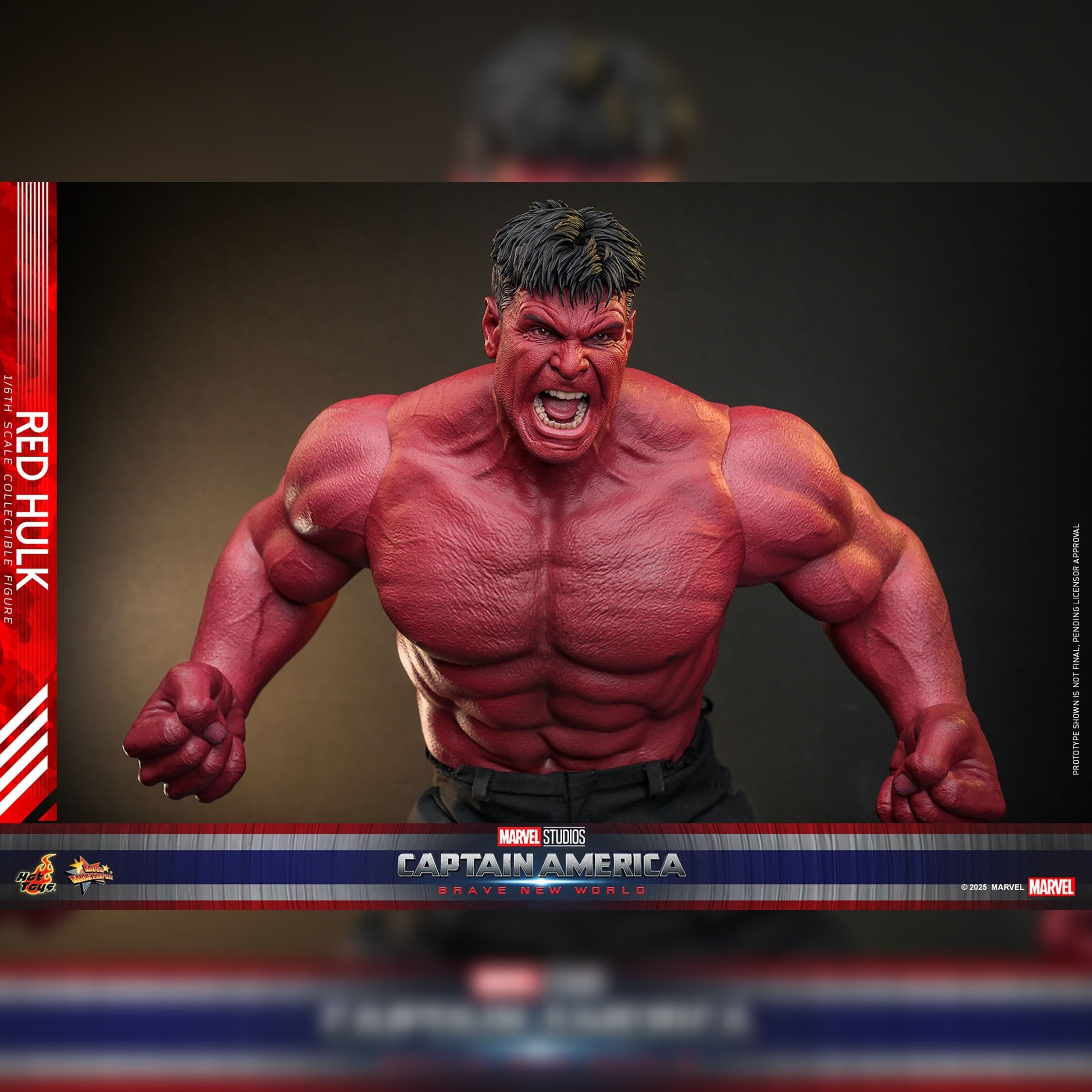 Captain America: Brave New World: Red Hulk: 1/6th Scale Action Figure: Hot Toys Hot Toys