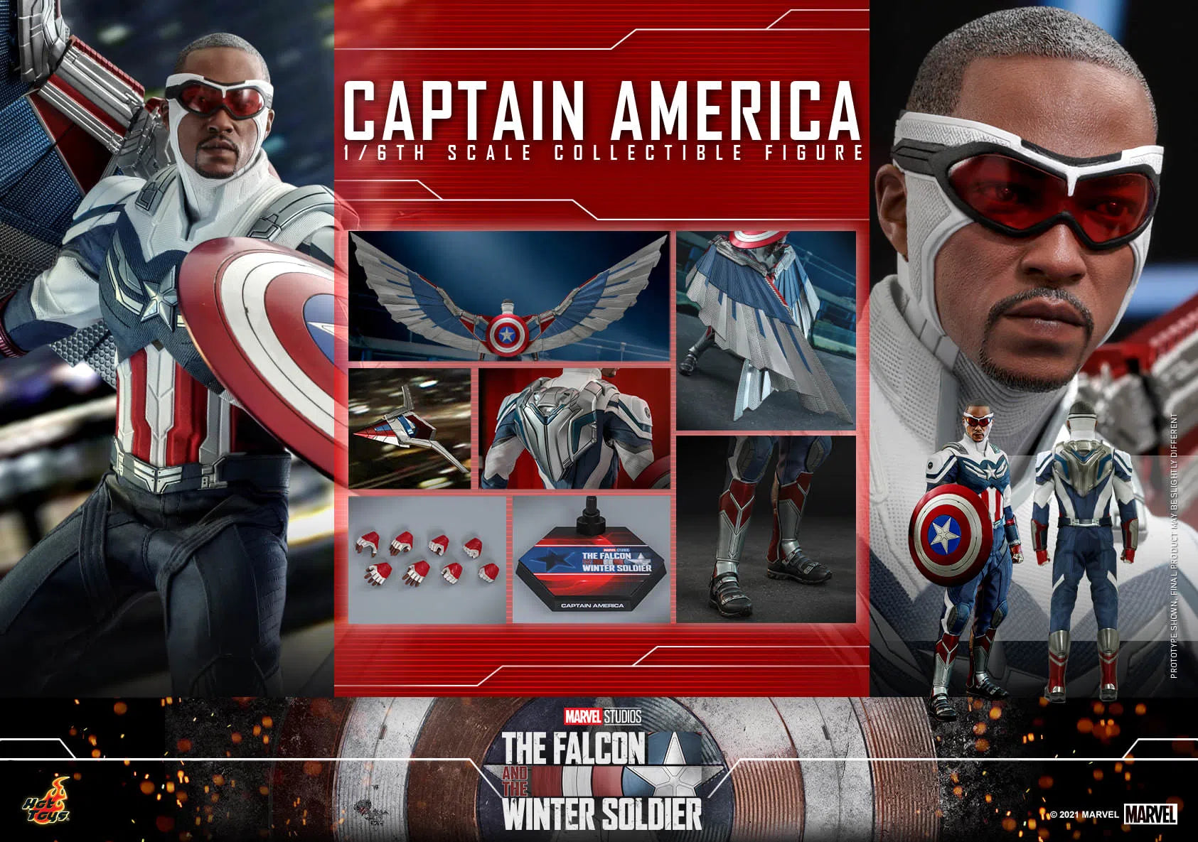 Captain America: The Falcon & the Winter Soldier: TMS040: Marvel Hot Toys