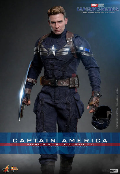 Captain America: The Winter Soldier: Captain America (Stealth S.T.R.I.K.E. Suit): 1/6th - Hot Toys Action Figures