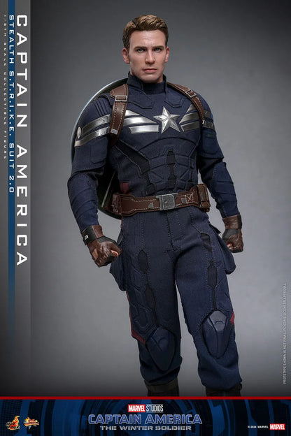 Captain America: The Winter Soldier: Captain America (Stealth S.T.R.I.K.E. Suit): 1/6th - Hot Toys Action Figures