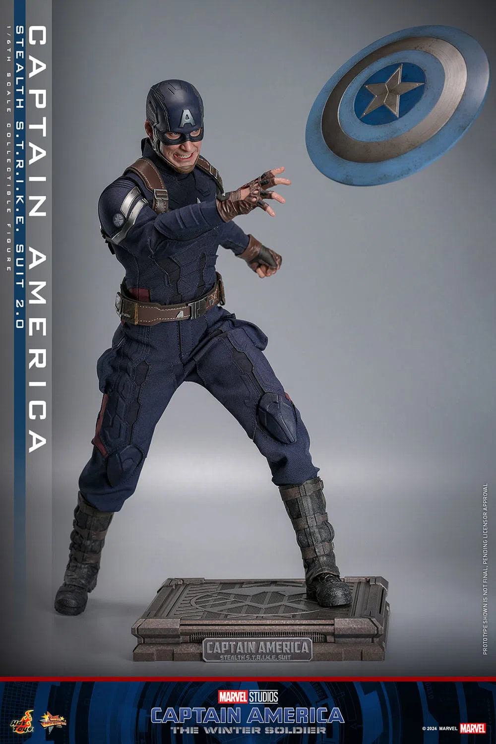 Captain America: The Winter Soldier: Captain America (Stealth S.T.R.I.K.E. Suit): 1/6th - Hot Toys Action Figures