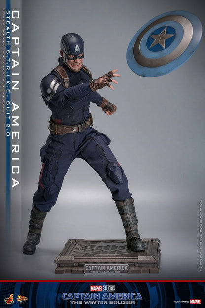 Captain America: The Winter Soldier: Captain America (Stealth S.T.R.I.K.E. Suit): 1/6th - Hot Toys Action Figures