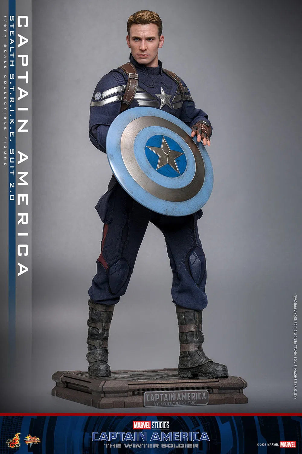 Captain America: The Winter Soldier: Captain America (Stealth S.T.R.I.K.E. Suit): 1/6th - Hot Toys Action Figures