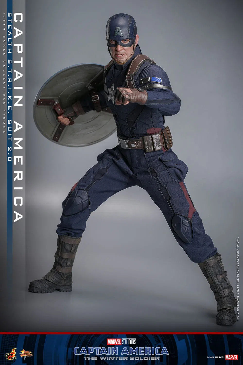 Captain America: The Winter Soldier: Captain America (Stealth S.T.R.I.K.E. Suit): 1/6th - Hot Toys Action Figures