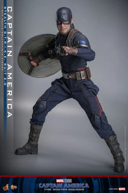 Captain America: The Winter Soldier: Captain America (Stealth S.T.R.I.K.E. Suit): 1/6th - Hot Toys Action Figures