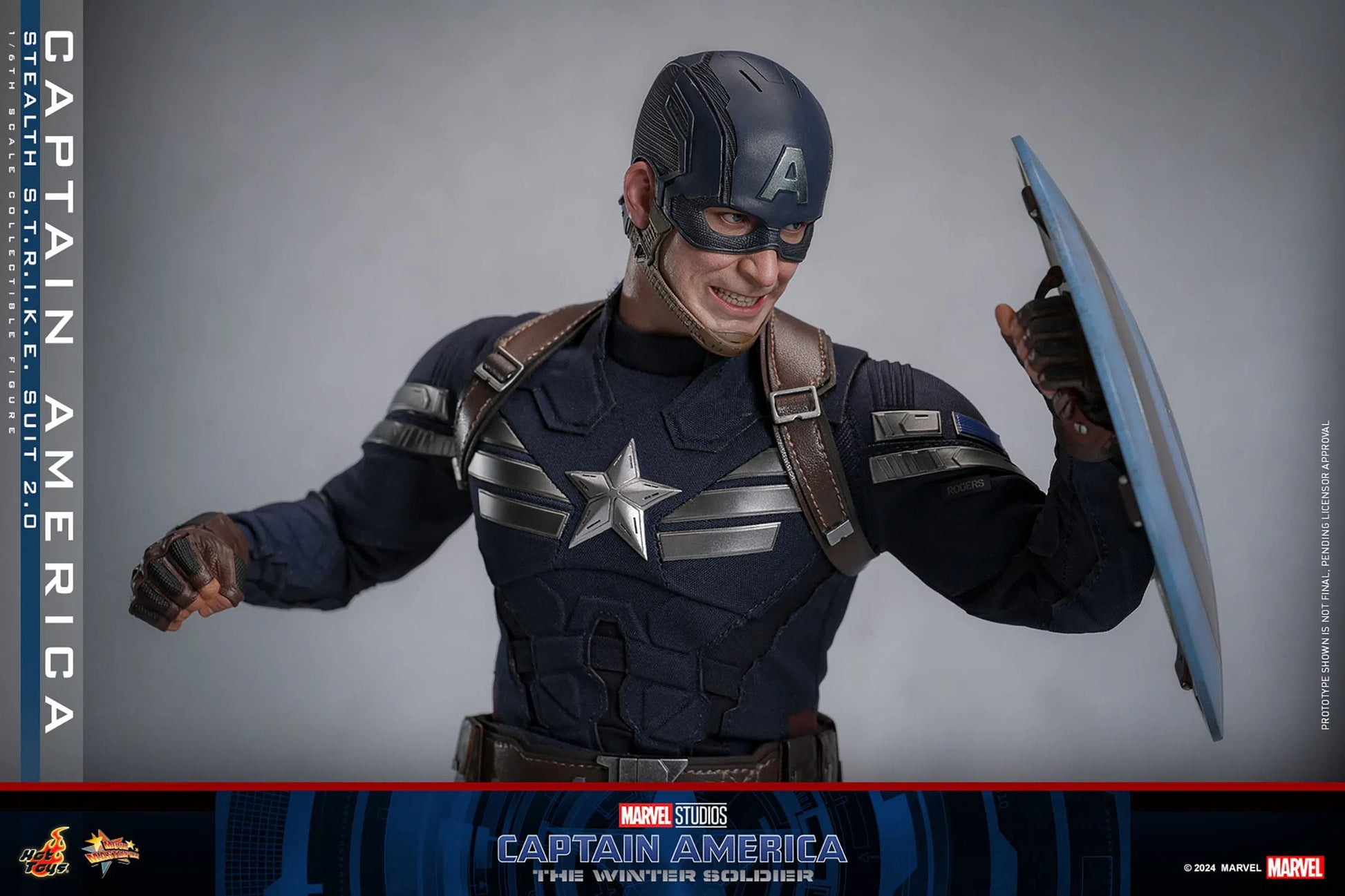 Captain America: The Winter Soldier: Captain America (Stealth S.T.R.I.K.E. Suit): 1/6th - Hot Toys Action Figures