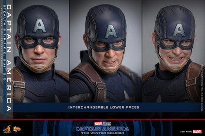 Captain America: The Winter Soldier: Captain America (Stealth S.T.R.I.K.E. Suit): 1/6th - Hot Toys Action Figures