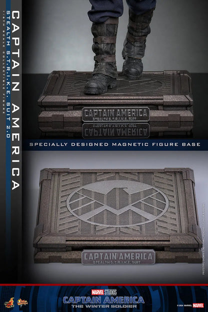 Captain America: The Winter Soldier: Captain America (Stealth S.T.R.I.K.E. Suit): 1/6th - Hot Toys Action Figures