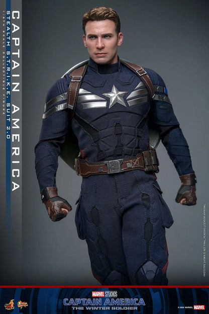 Captain America: The Winter Soldier: Captain America (Stealth S.T.R.I.K.E. Suit): 1/6th - Hot Toys Action Figures