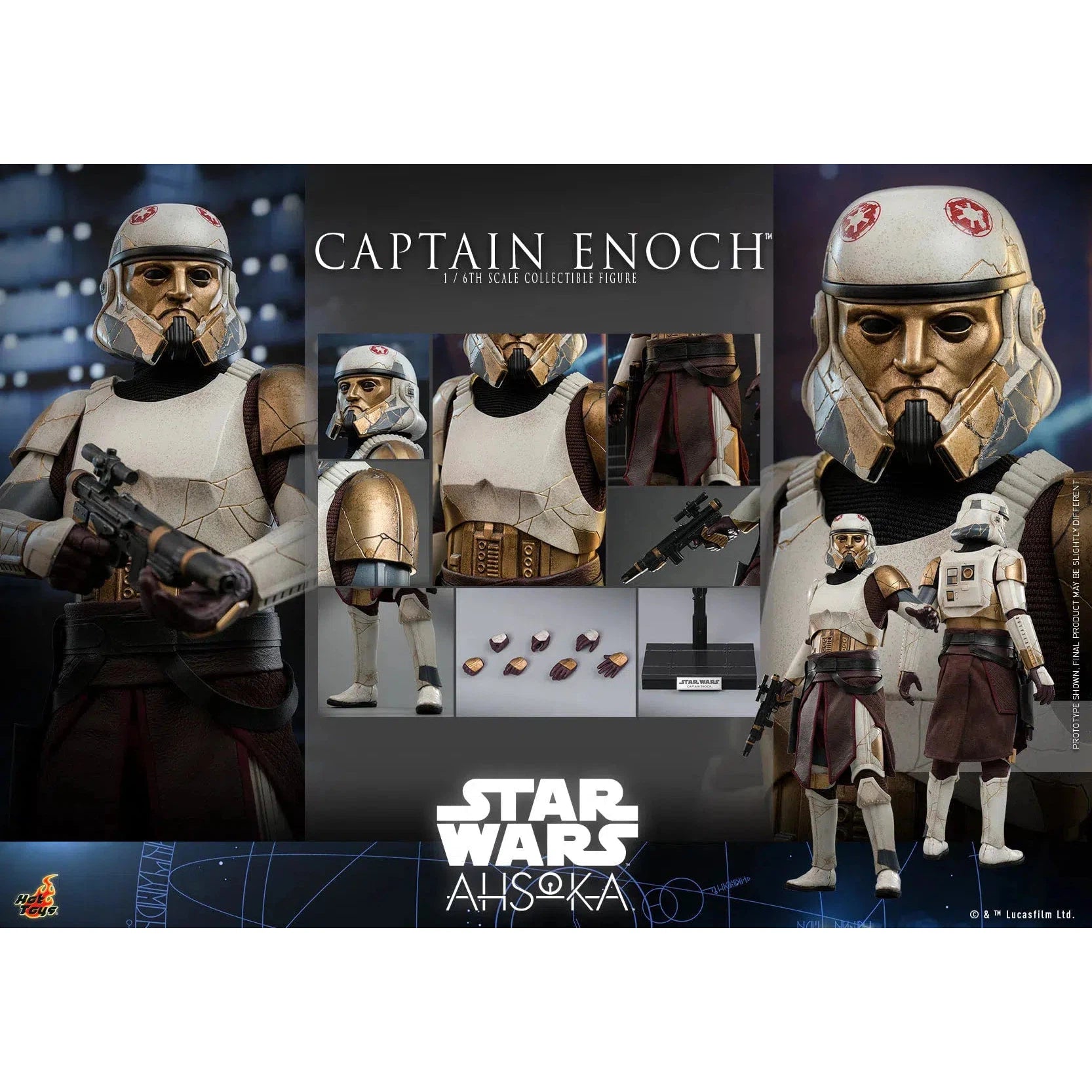 Captain Enoch: Star Wars: Ahsoka - Hot Toys Action Figure
