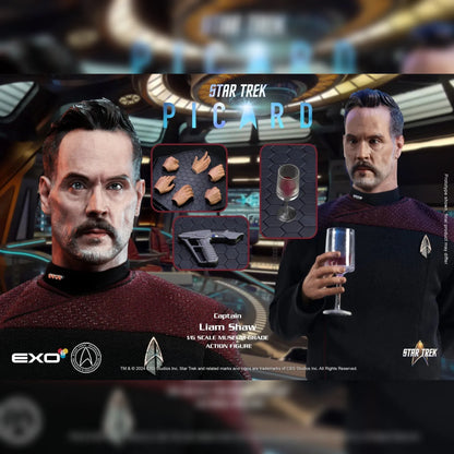 Captain Liam Shaw: Star Trek: Picard: Sixth Scale - EXO-6 Action Figure