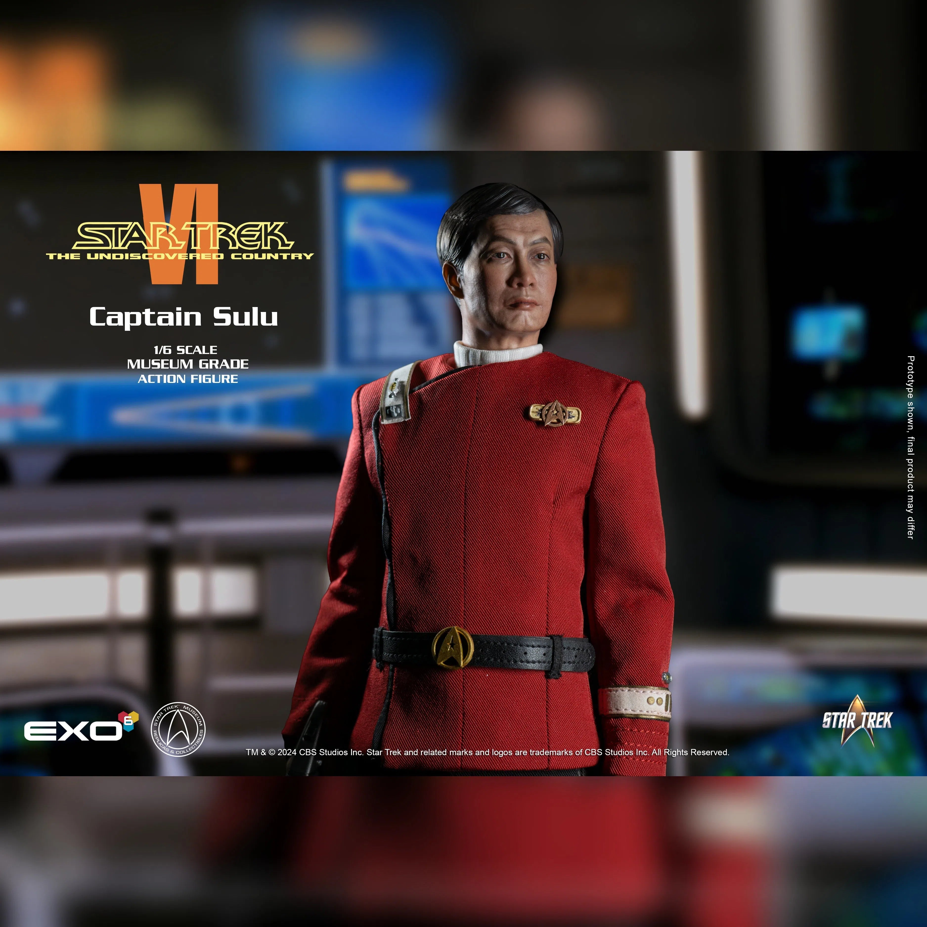 Captain Sulu: Star Trek: The Undiscovered Country: Sixth Scale EXO-6