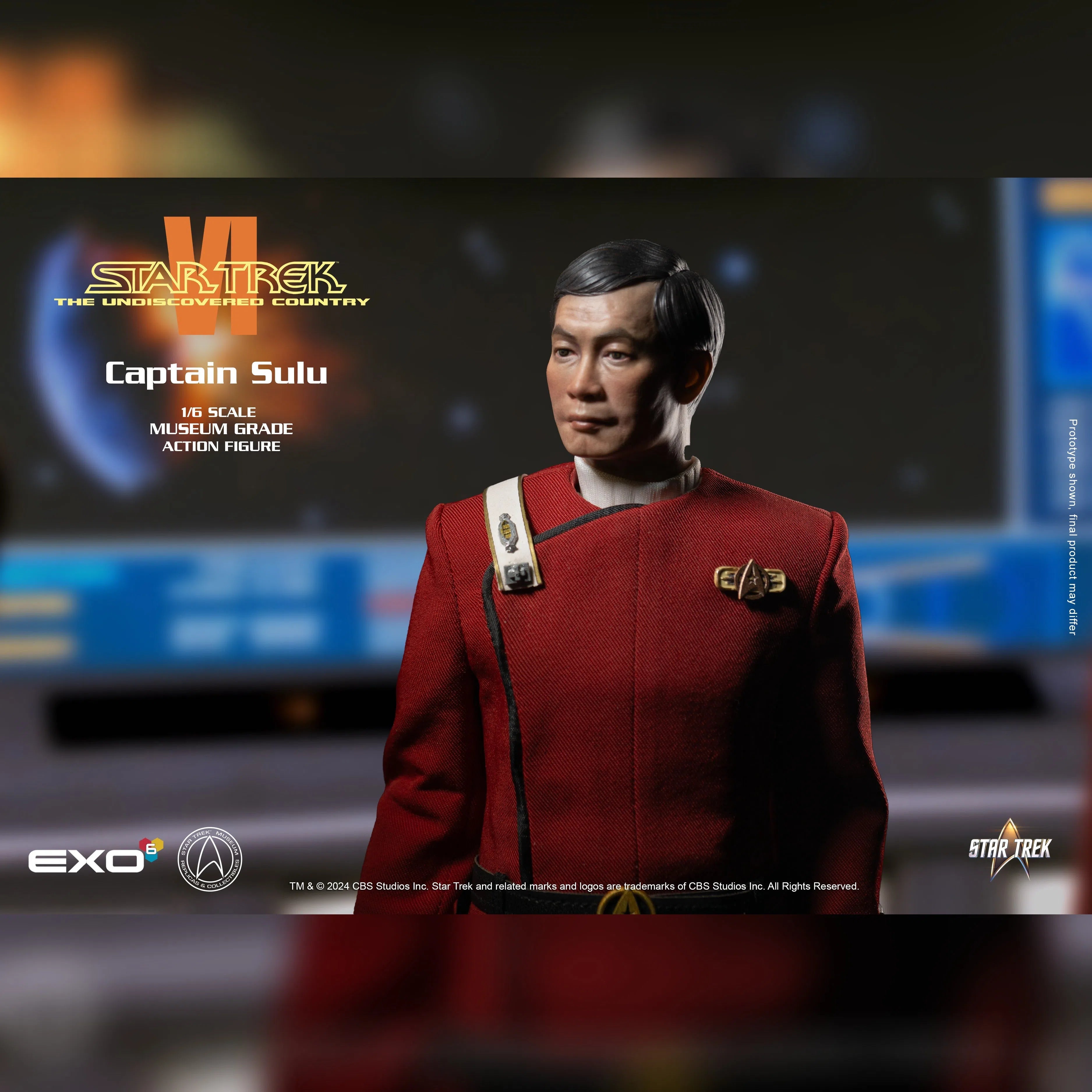 Captain Sulu: Star Trek: The Undiscovered Country: Sixth Scale EXO-6