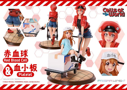 Cells at Work Prisma Wing PVC Statue Red Blood Cell & Platelet 26 cm - Prime 1 Studio Statues