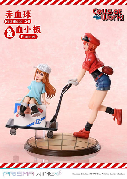 Cells at Work Prisma Wing PVC Statue Red Blood Cell & Platelet 26 cm - Prime 1 Studio Statues