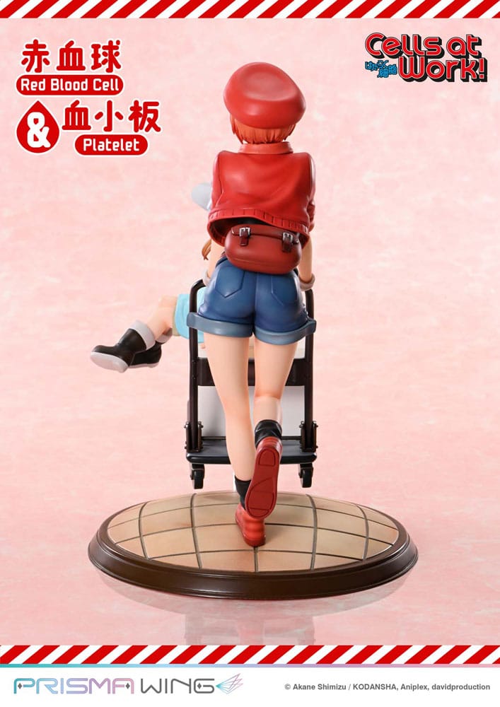 Cells at Work Prisma Wing PVC Statue Red Blood Cell & Platelet 26 cm - Prime 1 Studio Statues