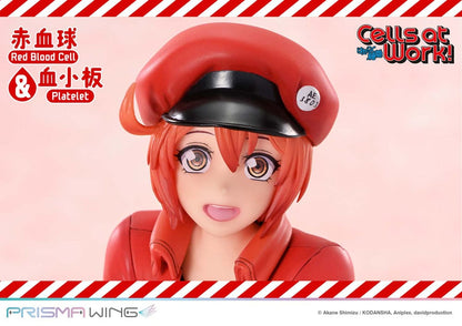 Cells at Work Prisma Wing PVC Statue Red Blood Cell & Platelet 26 cm - Prime 1 Studio Statues