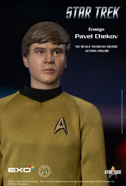 Star Trek: The Original Series Ensign Pavel Chekov 1/6 Scale Action Figure - EXO-6 Action Figures