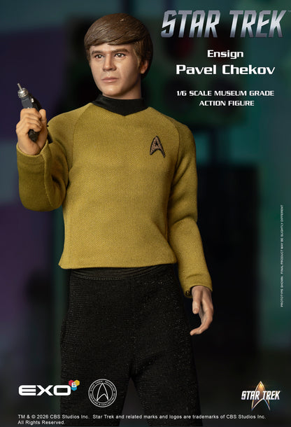 Star Trek: The Original Series Ensign Pavel Chekov 1/6 Scale Action Figure - EXO-6 Action Figures