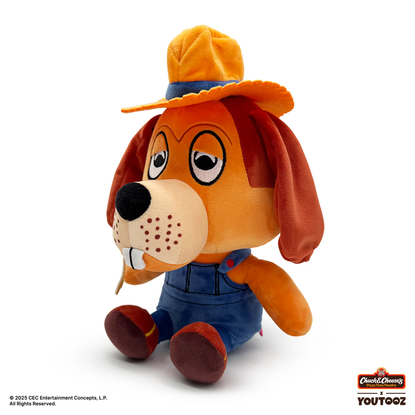 Chuck E. Cheese: Jasper T. Jowels: Plush: 9": YouTooz by YouTooz – Plush, [scale], UK stockist Planet Action Figures