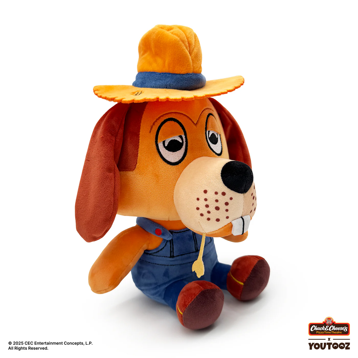 Chuck E. Cheese: Jasper T. Jowels: Plush: 9": YouTooz by YouTooz – Plush, [scale], UK stockist Planet Action Figures