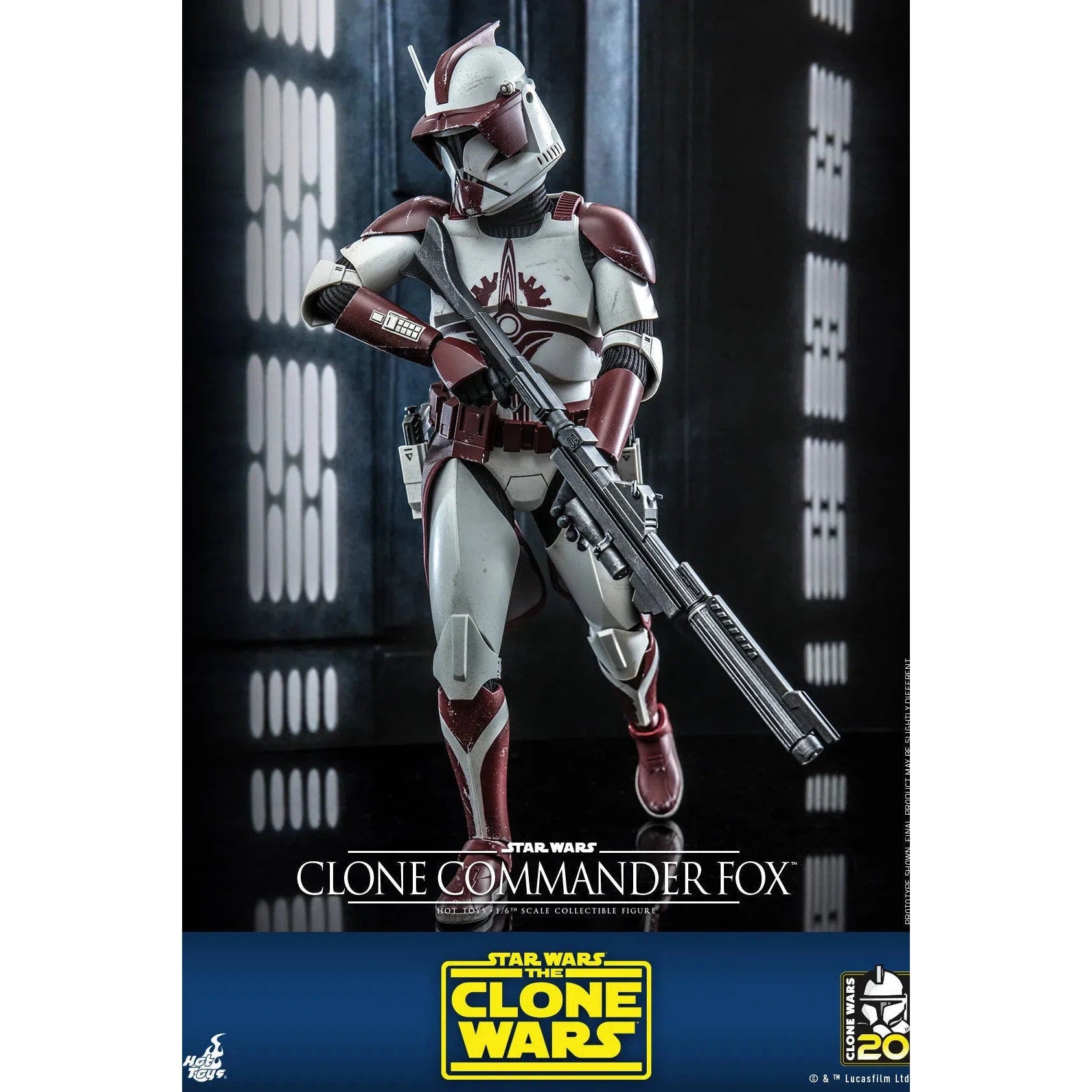 Clone Commander Fox: The Clone Wars: Star Wars Hot Toys