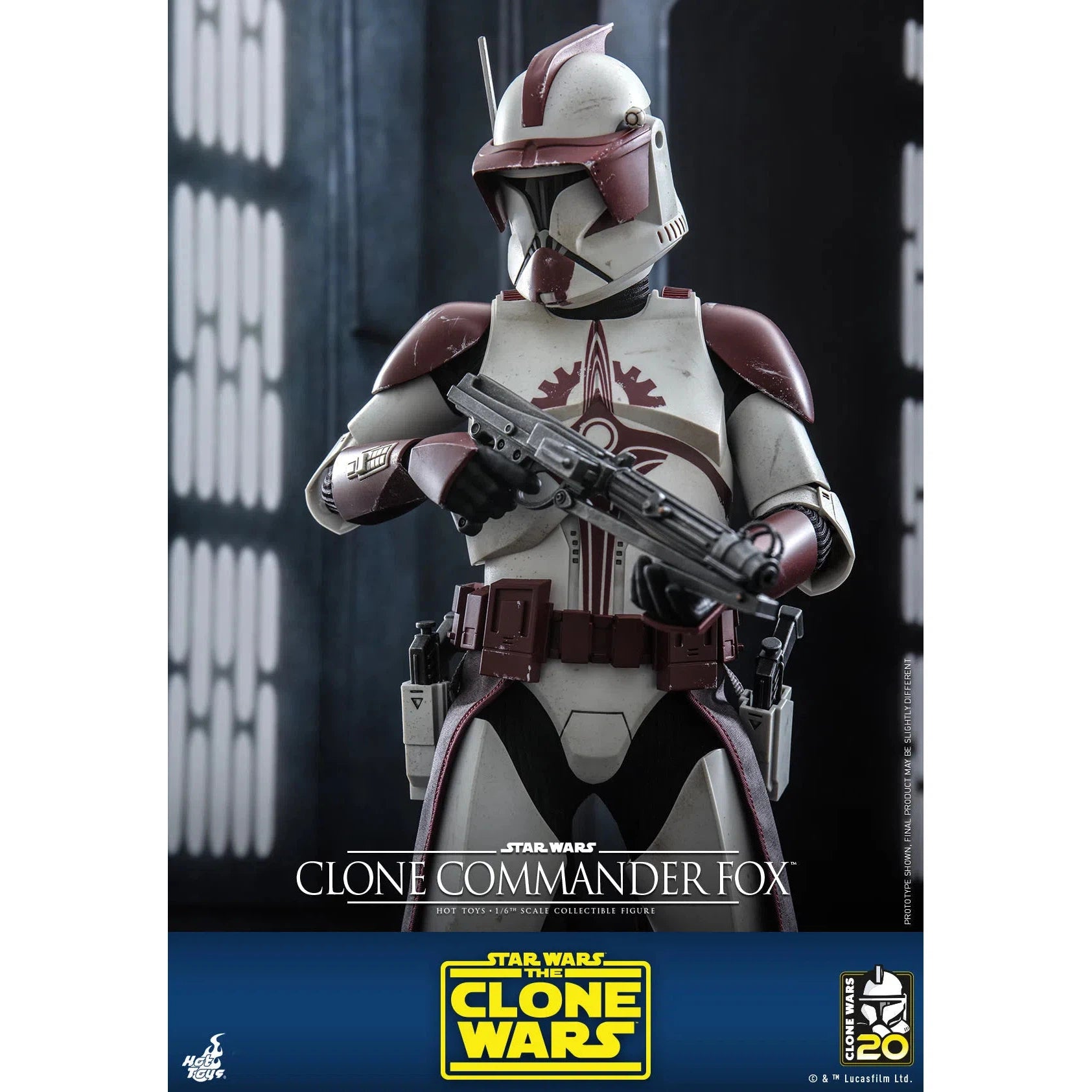 Clone Commander Fox: The Clone Wars: Star Wars Hot Toys