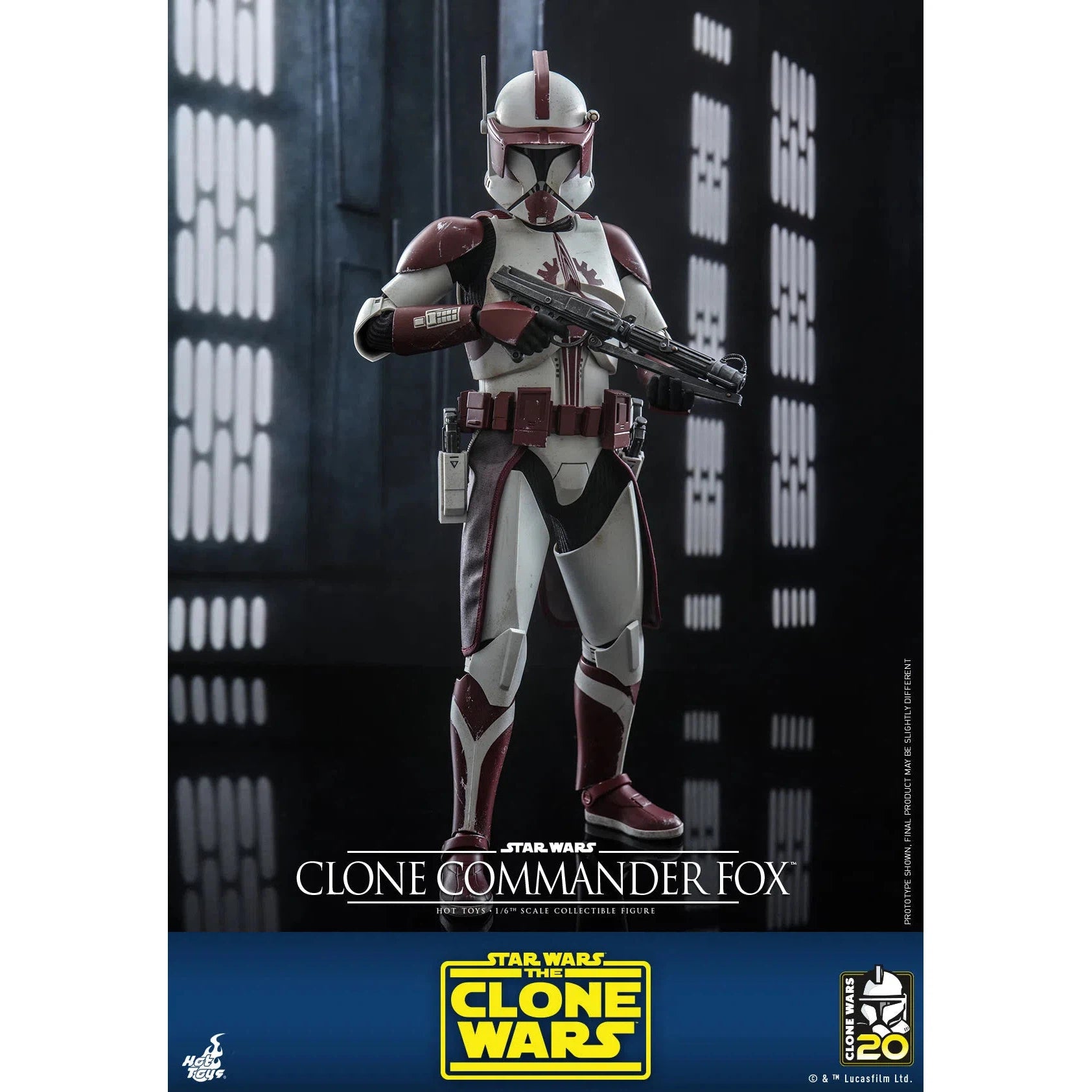 Clone Commander Fox: The Clone Wars: Star Wars Hot Toys